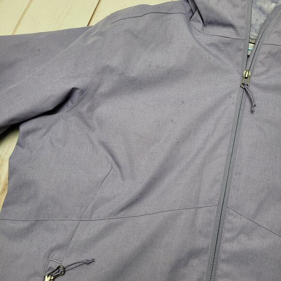 Columbia Rainie Falls lavender purple fleece raincoat 1x jacket - Picture 5 of 10